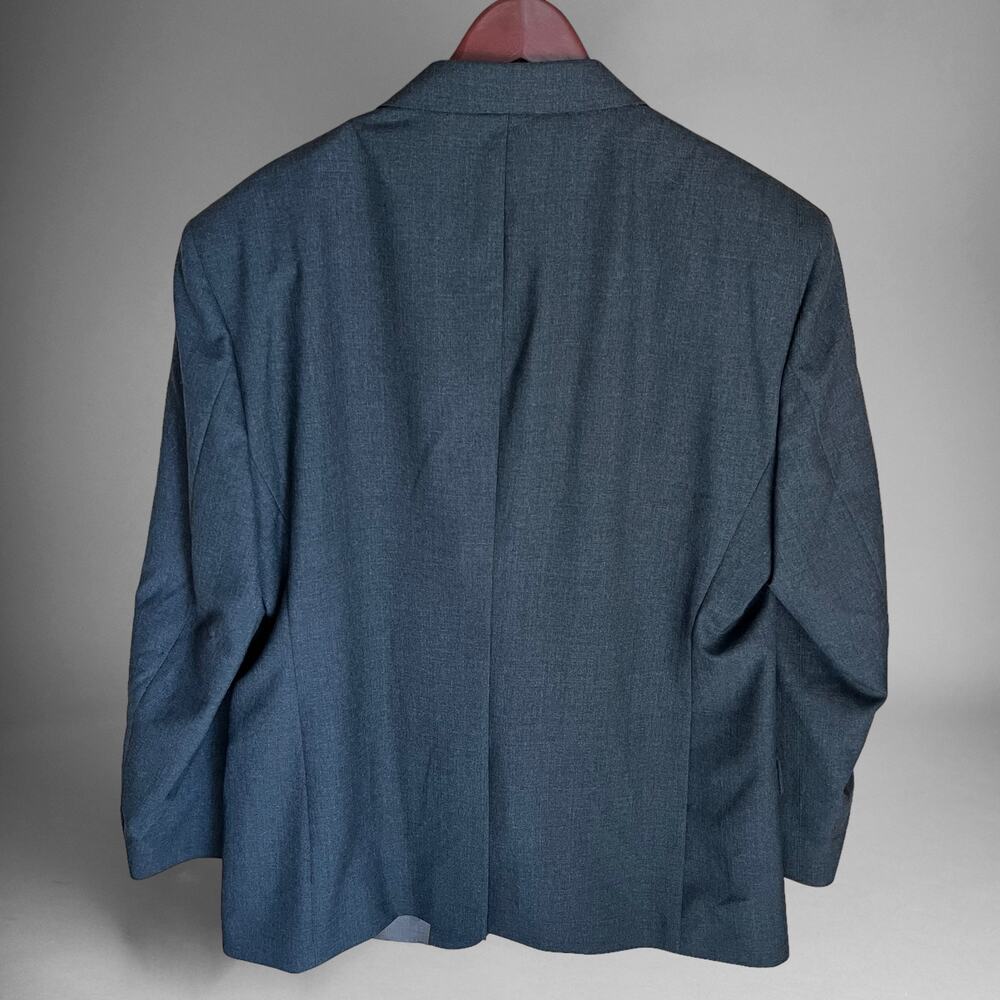 VTG Merona Wool Blend Blazer Jacket Colombia Made 46R Sports Coat Preppy Office - Picture 2 of 7